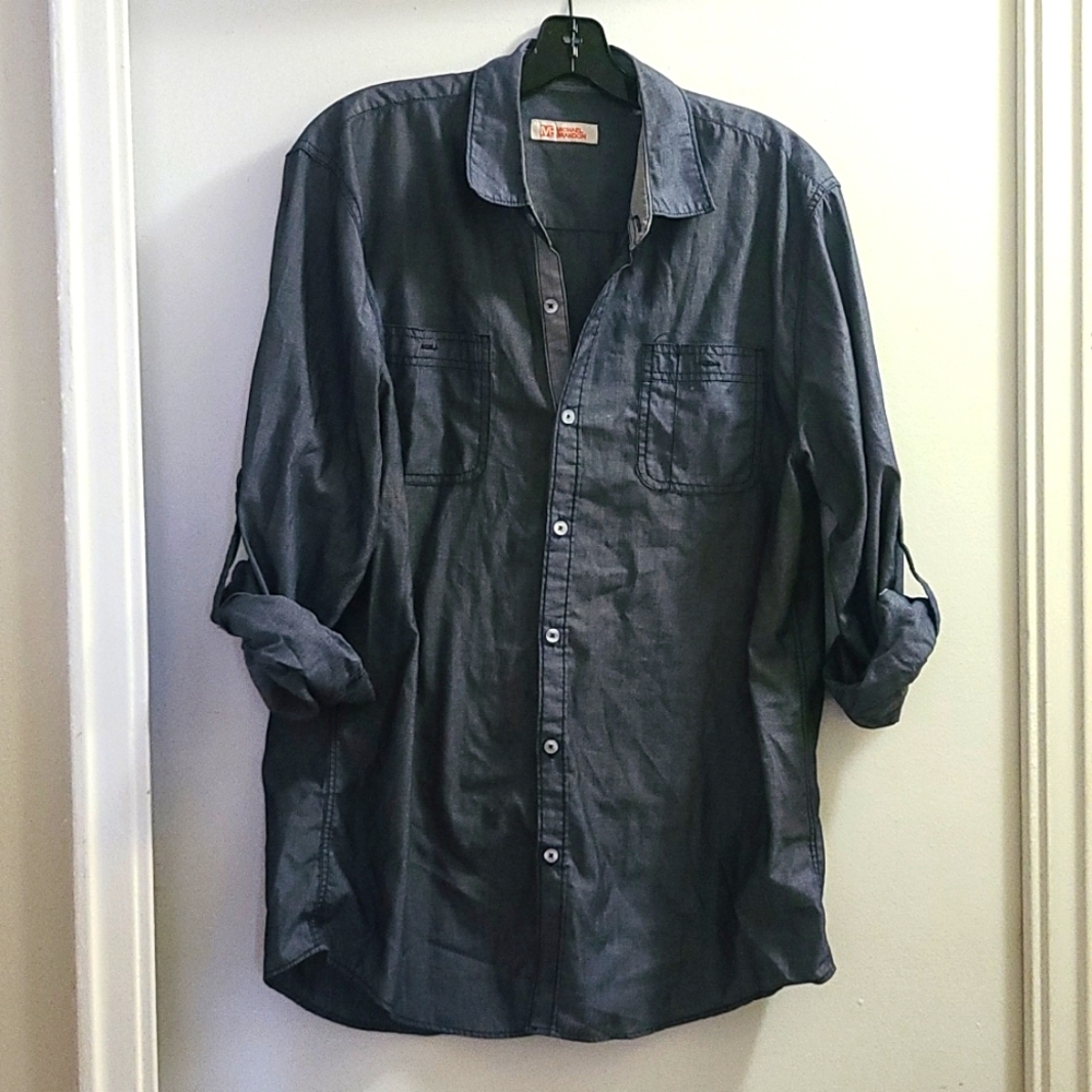 Michael Brandon men's button-down large shirt size L